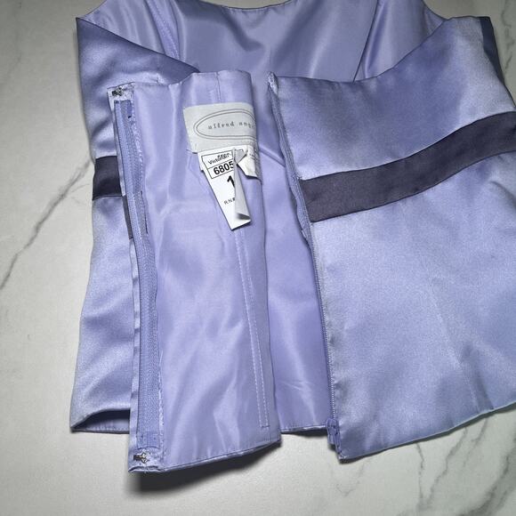 NWT Alfred Angelo 2 Piece Victorian Lilac Dress Strapless Top & Long Skirt Sz 12 - Picture 4 of 16